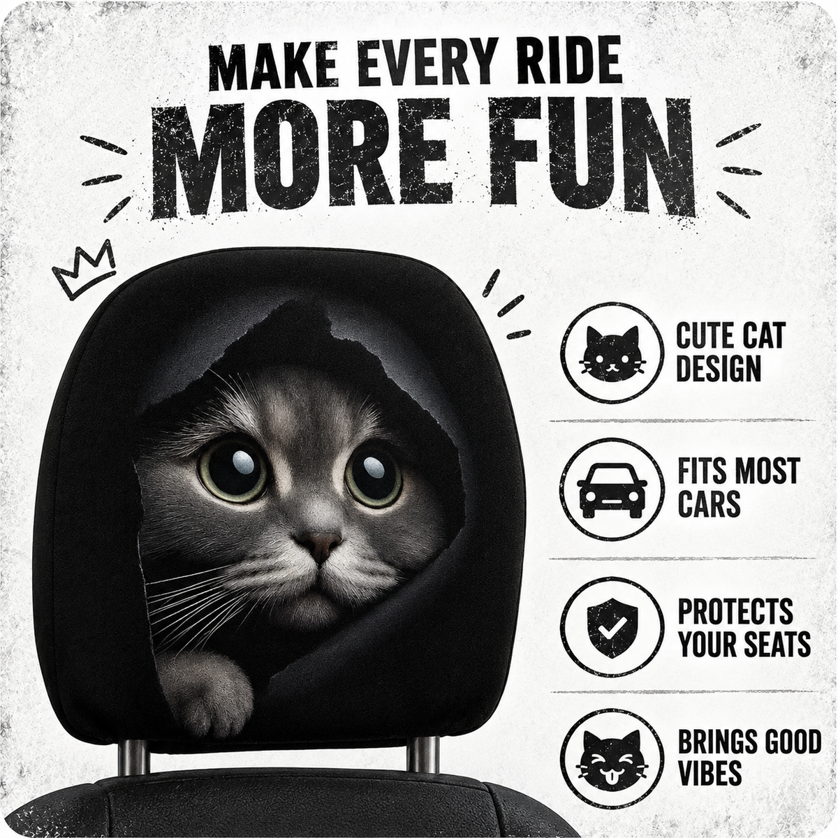 PurrRide Headcover